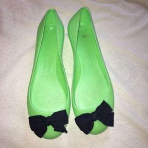 Women’s J. Crew rainy day flats